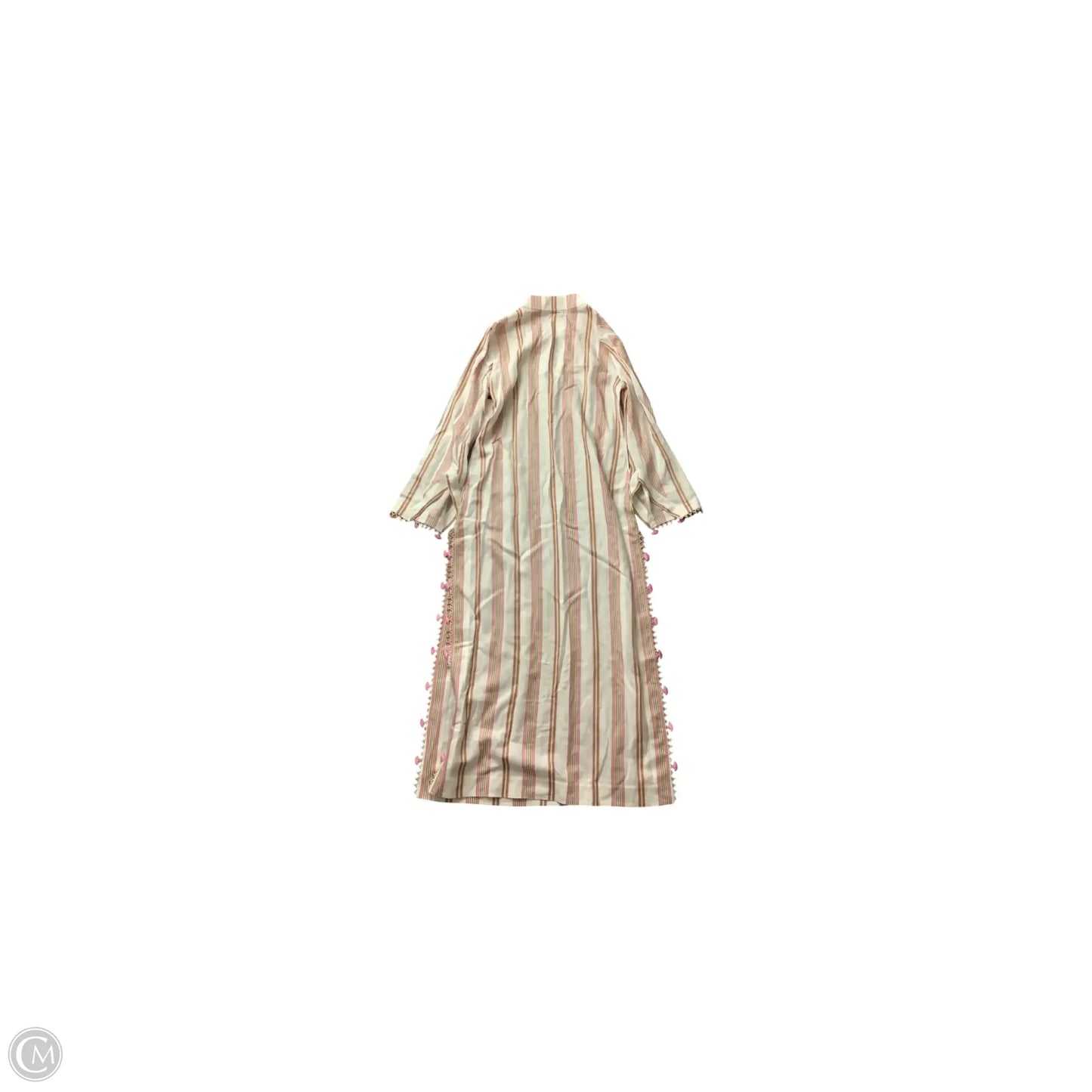 Dress Designer By Tory Burch In Pink & Tan, Size: M