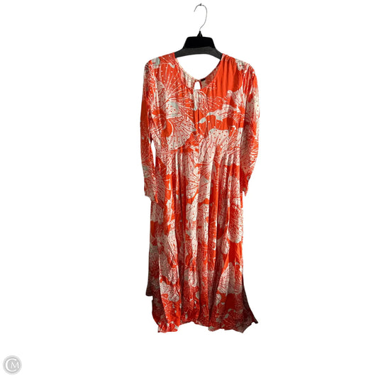 Dress Casual Maxi By Free People In Orange, Size: M