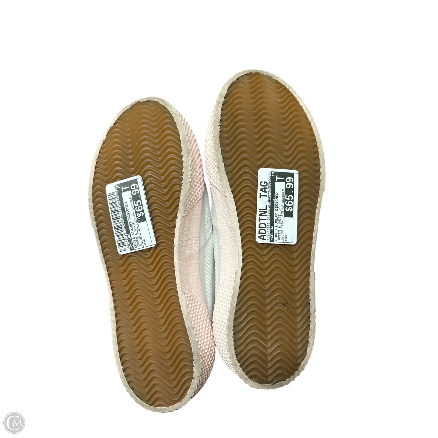 Shoes Luxury Designer By Celine In Pink and White
