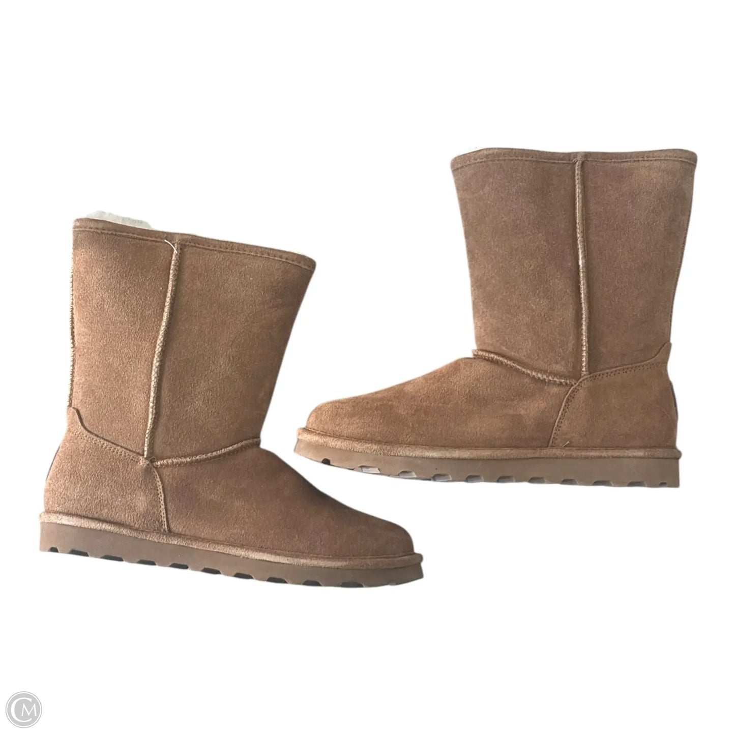 Boots Snow By Bearpaw In Tan, Size: 10