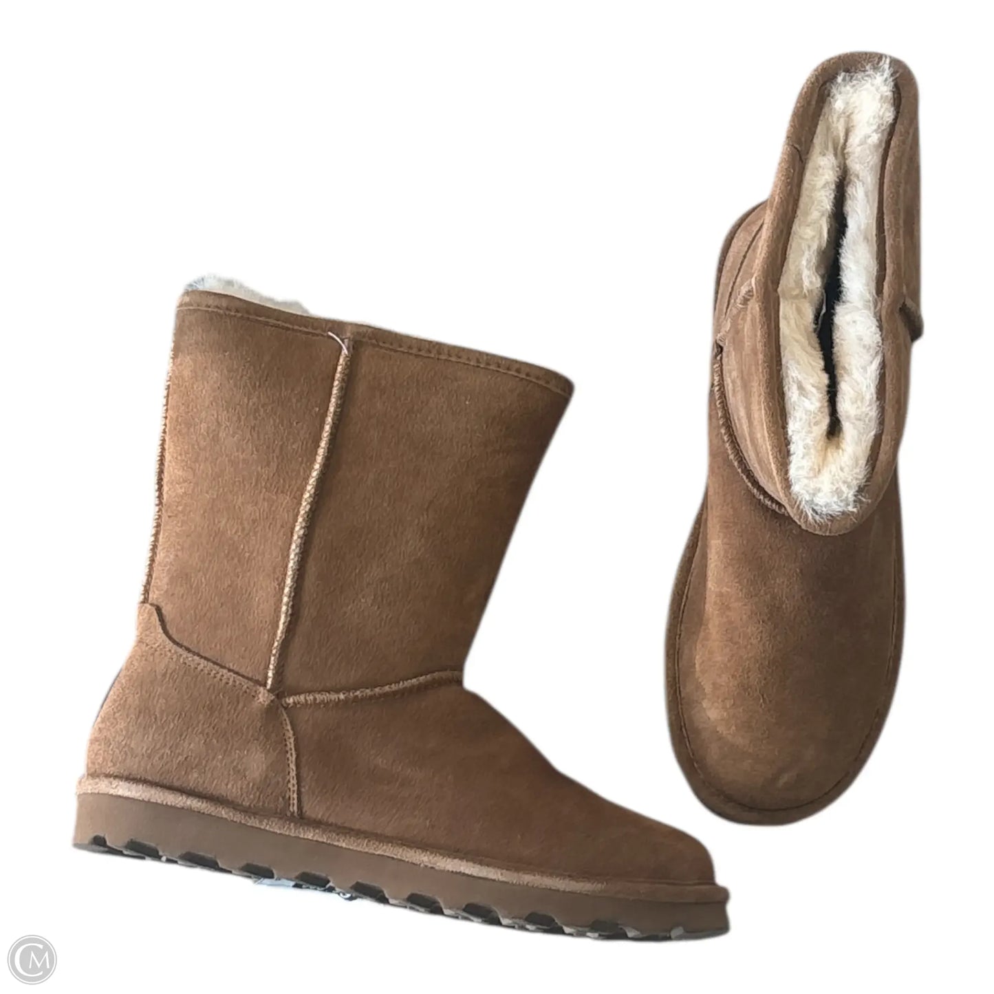 Boots Snow By Bearpaw In Tan, Size: 10