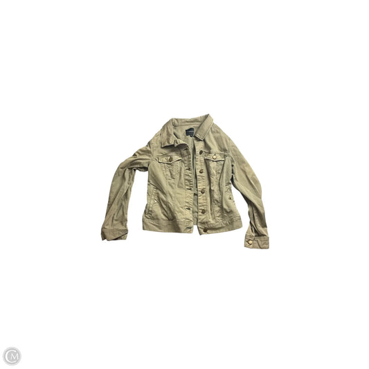Jacket Denim By Liverpool In Tan, Size: M