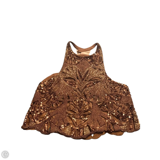Top Sleeveless By Maeve In Copper, Size: Xs