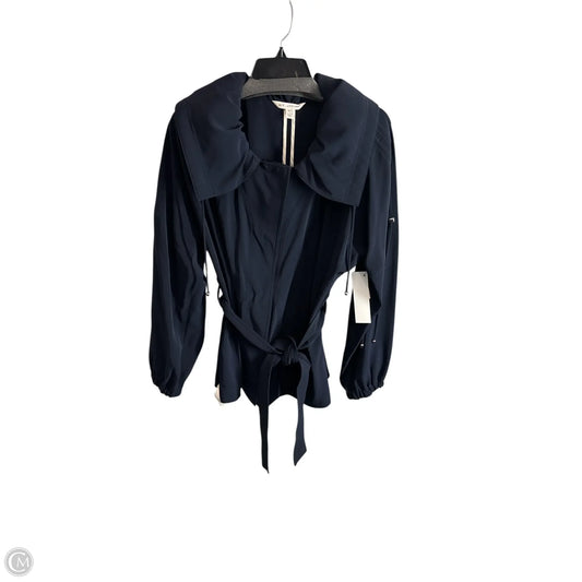 Jacket Luxury Designer By St John Collection In Navy, Size: M