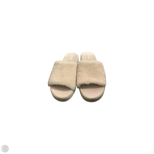 Slippers By Vince In Cream, Size: 9.5