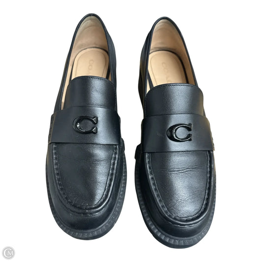 Shoes Designer By Coach In Black, Size: 10