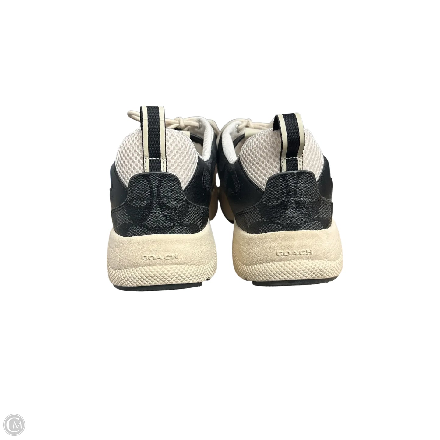 Shoes Designer By Coach In Black & Cream, Size: 10
