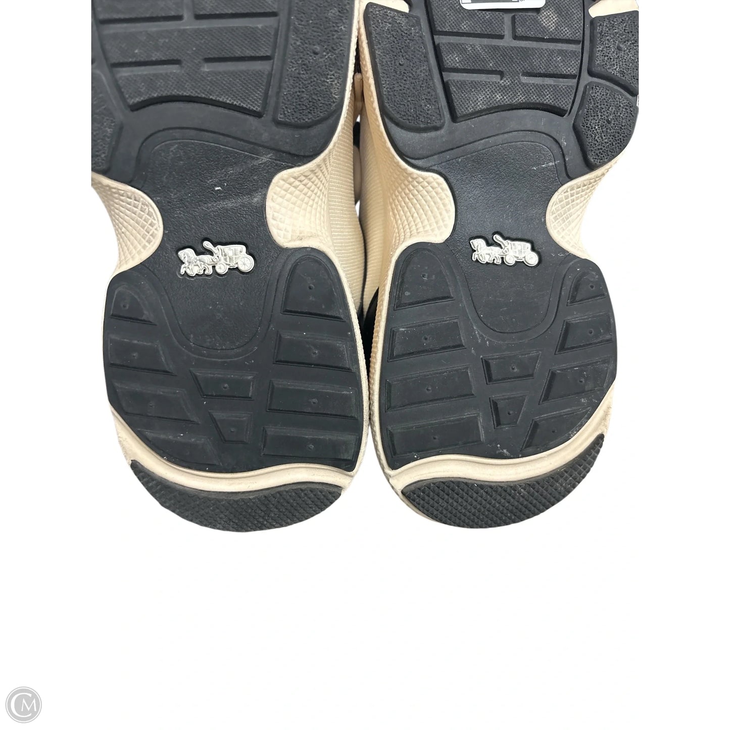 Shoes Designer By Coach In Black & Cream, Size: 10