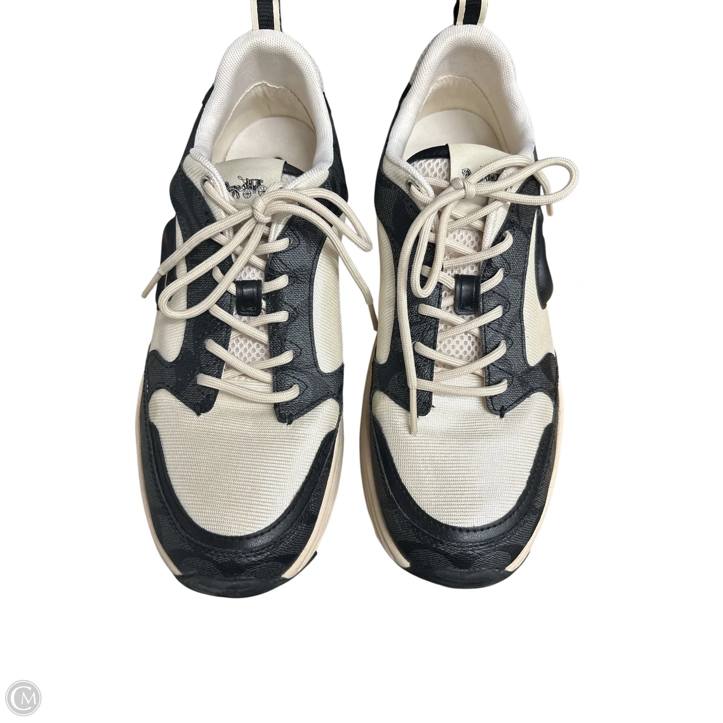 Shoes Designer By Coach In Black & Cream, Size: 10