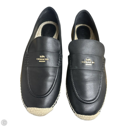 Shoes Designer By Coach In Black, Size: 10