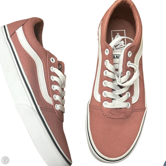 Shoes Sneakers By Vans In Pink, Size: 9