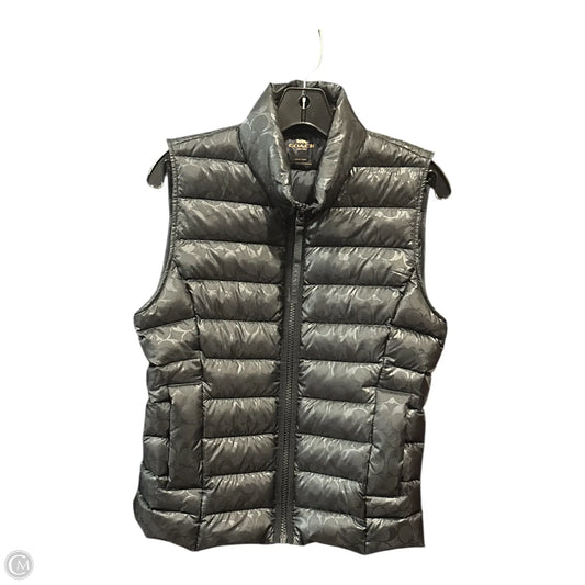 Vest Designer By Coach In Black, Size: M
