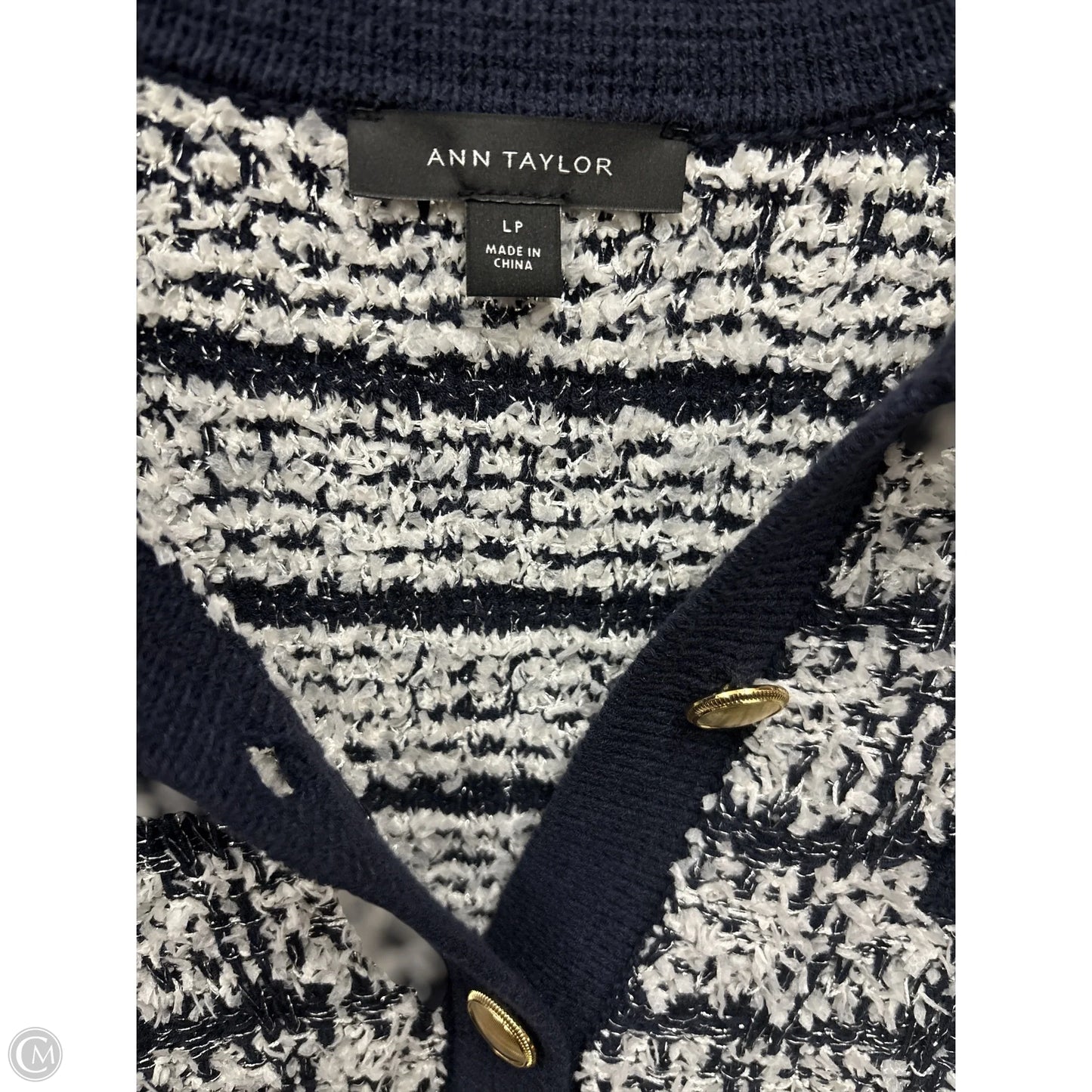 Blazer By Ann Taylor In Navy, Size: Lp