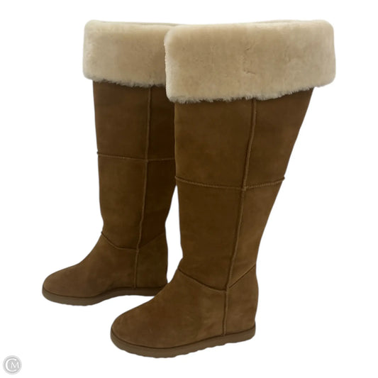 Boots Designer By Ugg In Tan, Size: 8