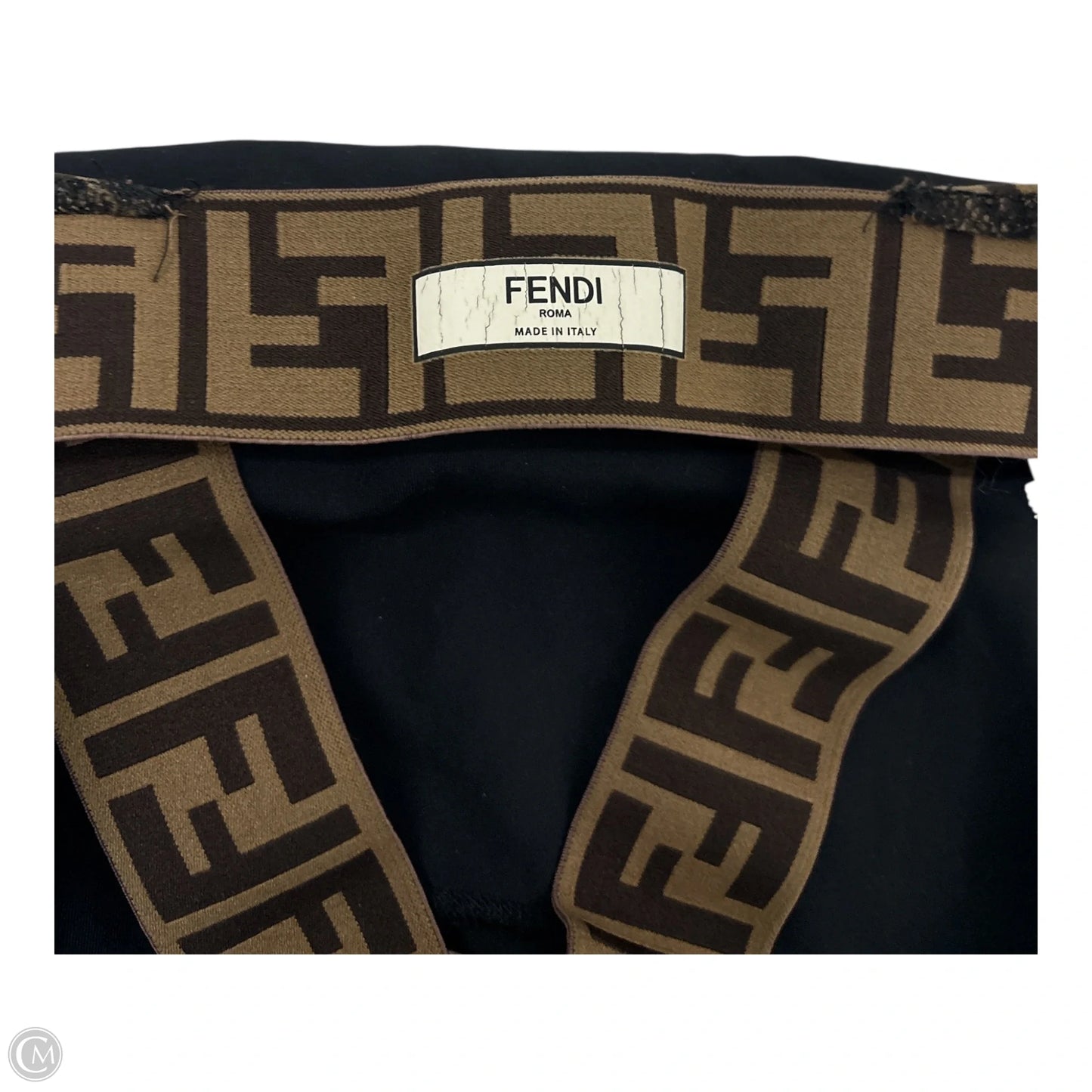Tank Top Luxury Designer By Fendi In Black