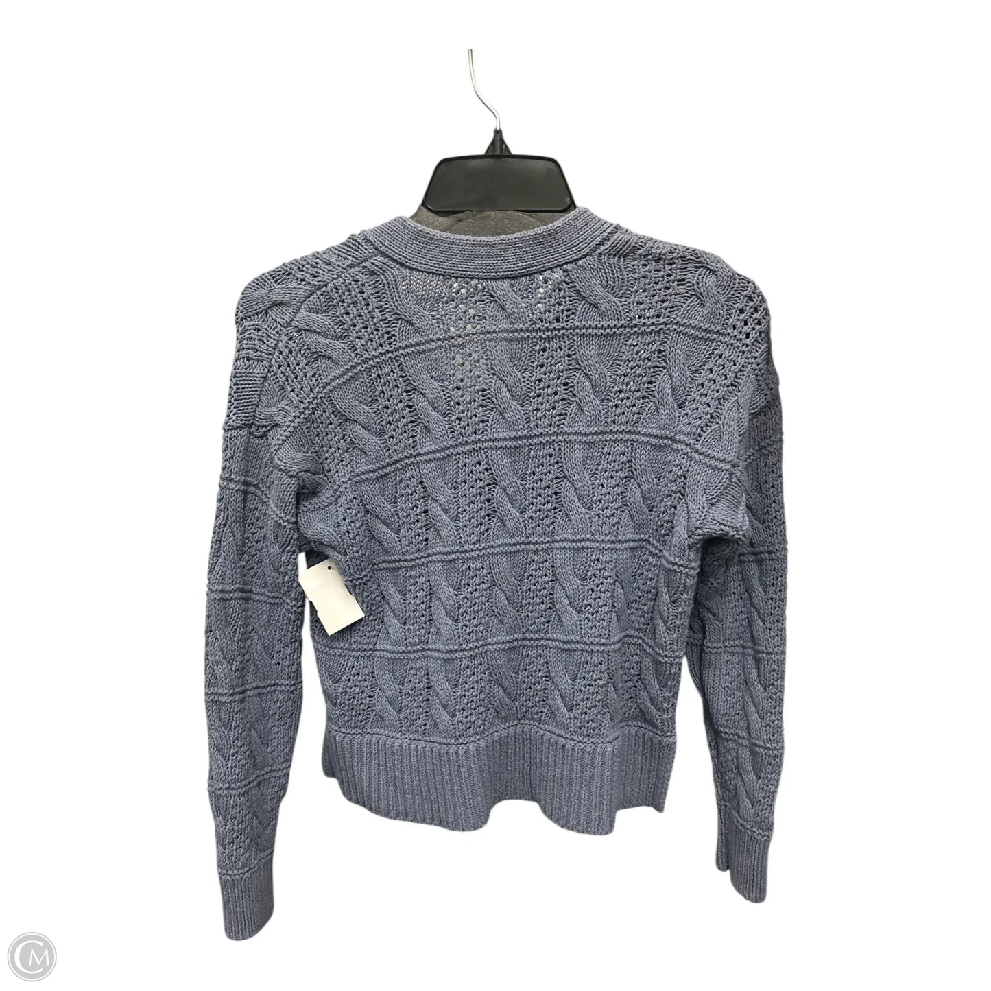Sweater Cardigan By Madewell In Blue, Size: Xs
