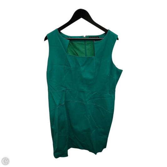 Dress Casual Midi By Eloquii In Green, Size: 20