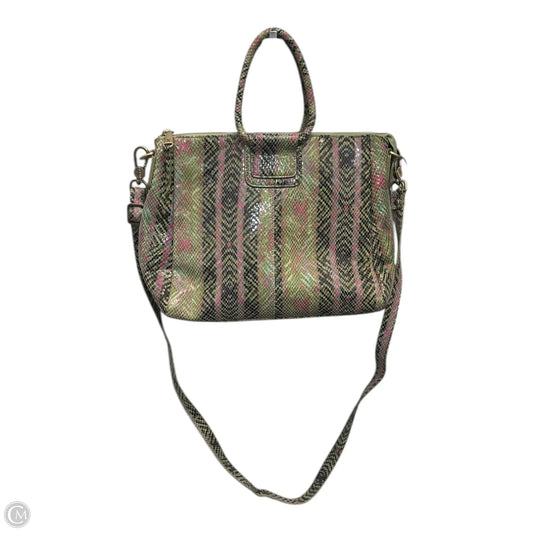 Handbag Leather By Hobo Intl, Size: Medium