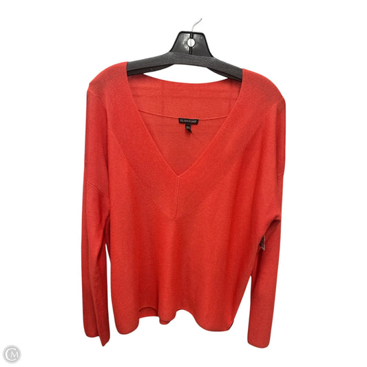 Top Long Sleeve By Eileen Fisher In Orange, Size: L