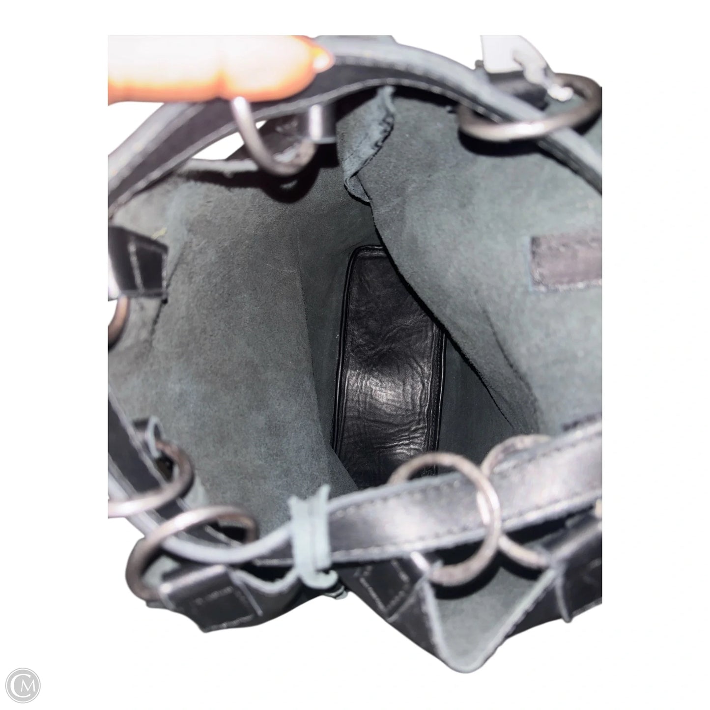 Handbag Leather By Cma, Size: Large