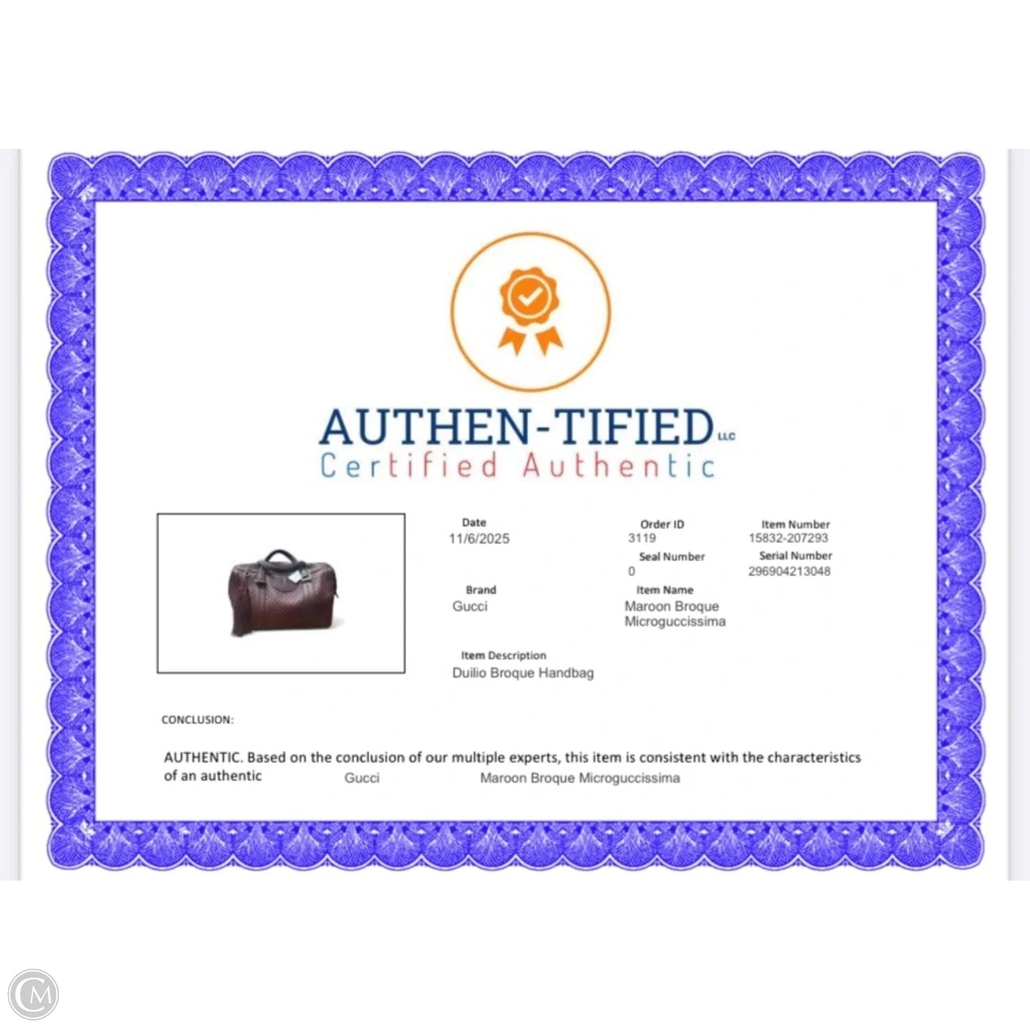 Handbag Luxury Designer By Gucci, Size: Medium