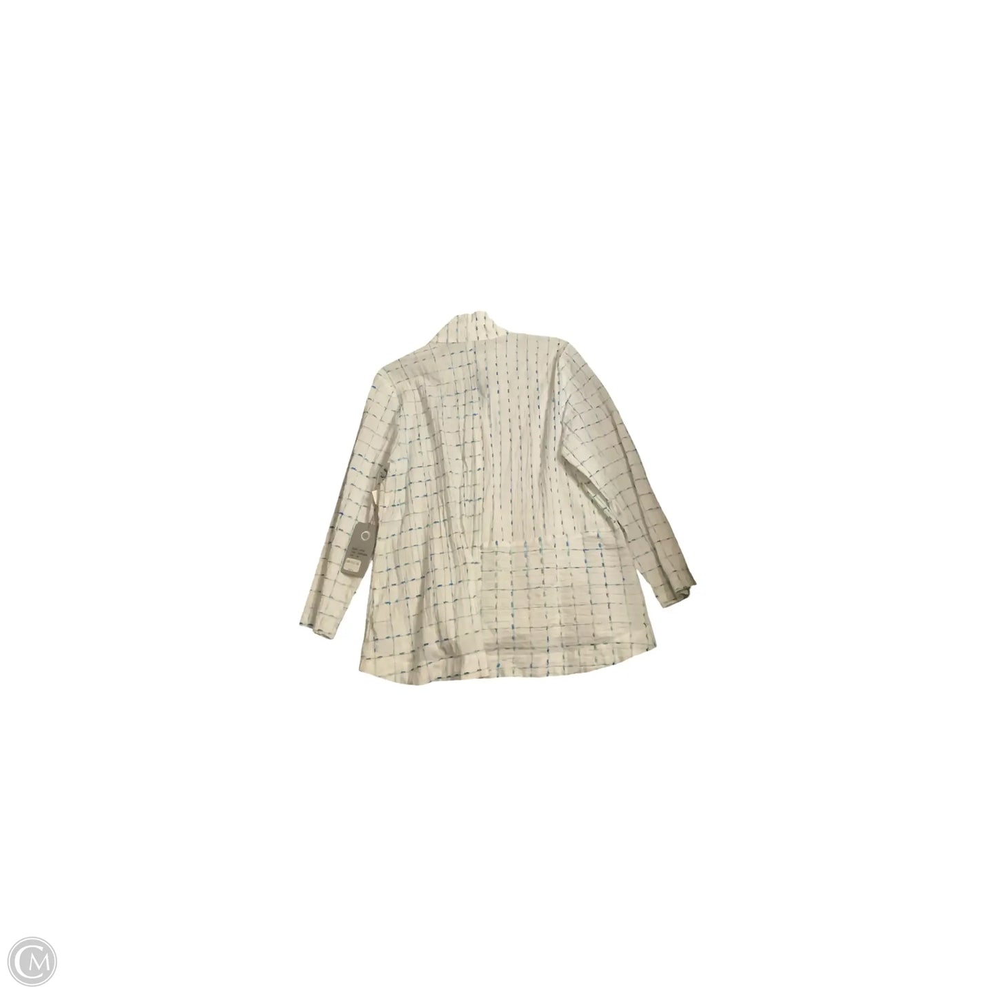 Top Long Sleeve By Habitat In Blue & Green, Size: M