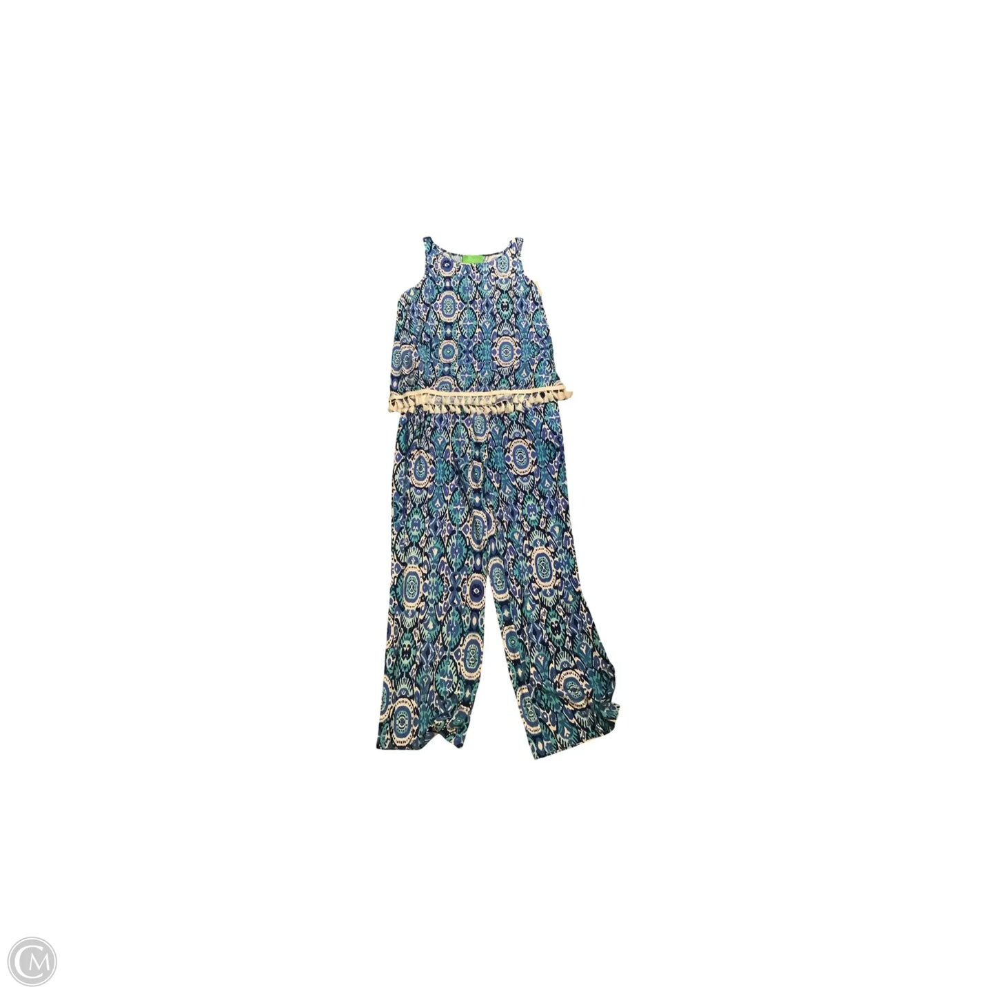 Pants Set 2pc By Cappagallo In Blue, Size: M
