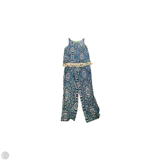 Pants Set 2pc By Cappagallo In Blue, Size: M
