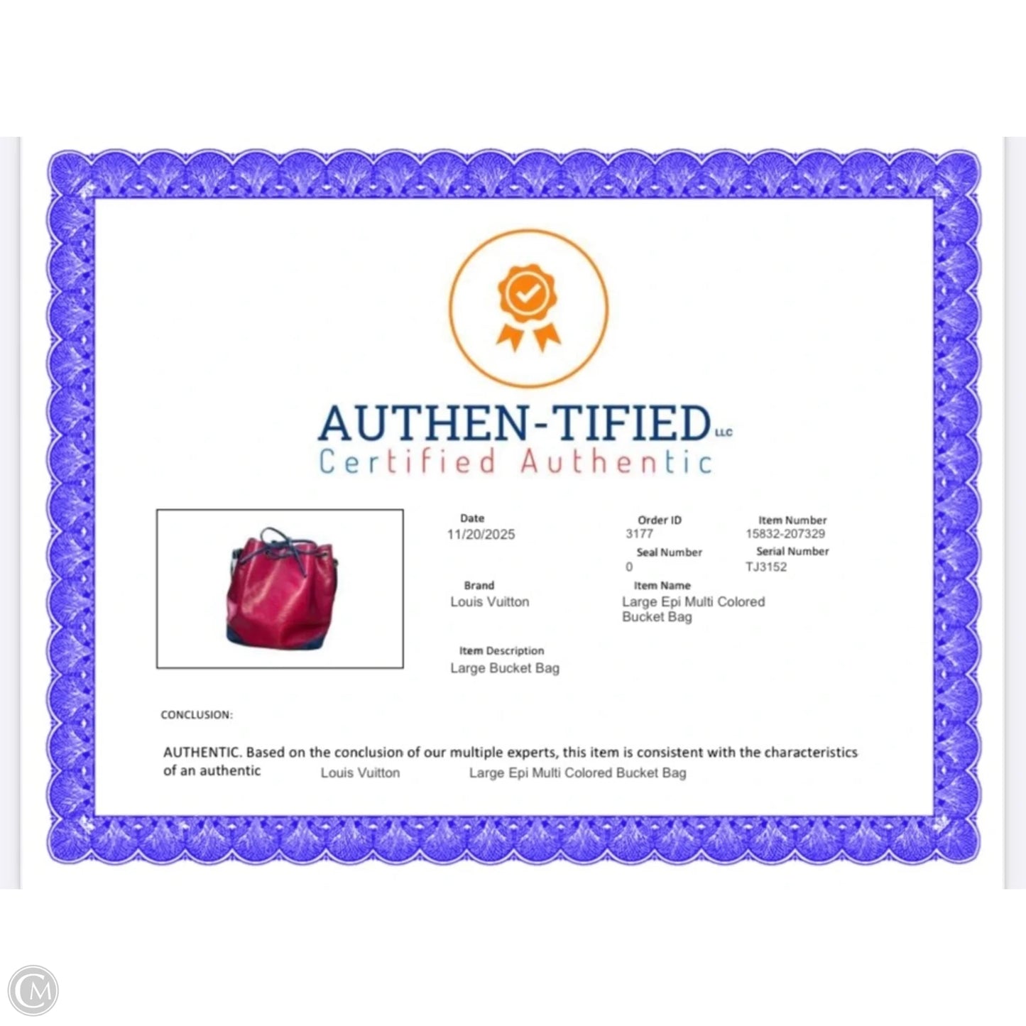 Handbag Luxury Designer By Louis Vuitton, Size: Large