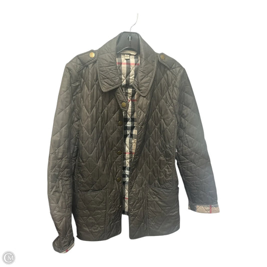 Jacket Luxury Designer By Burberry In Green, Size: M
