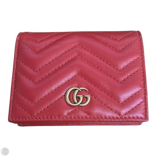 Wallet Luxury Designer By Gucci, Size: Medium