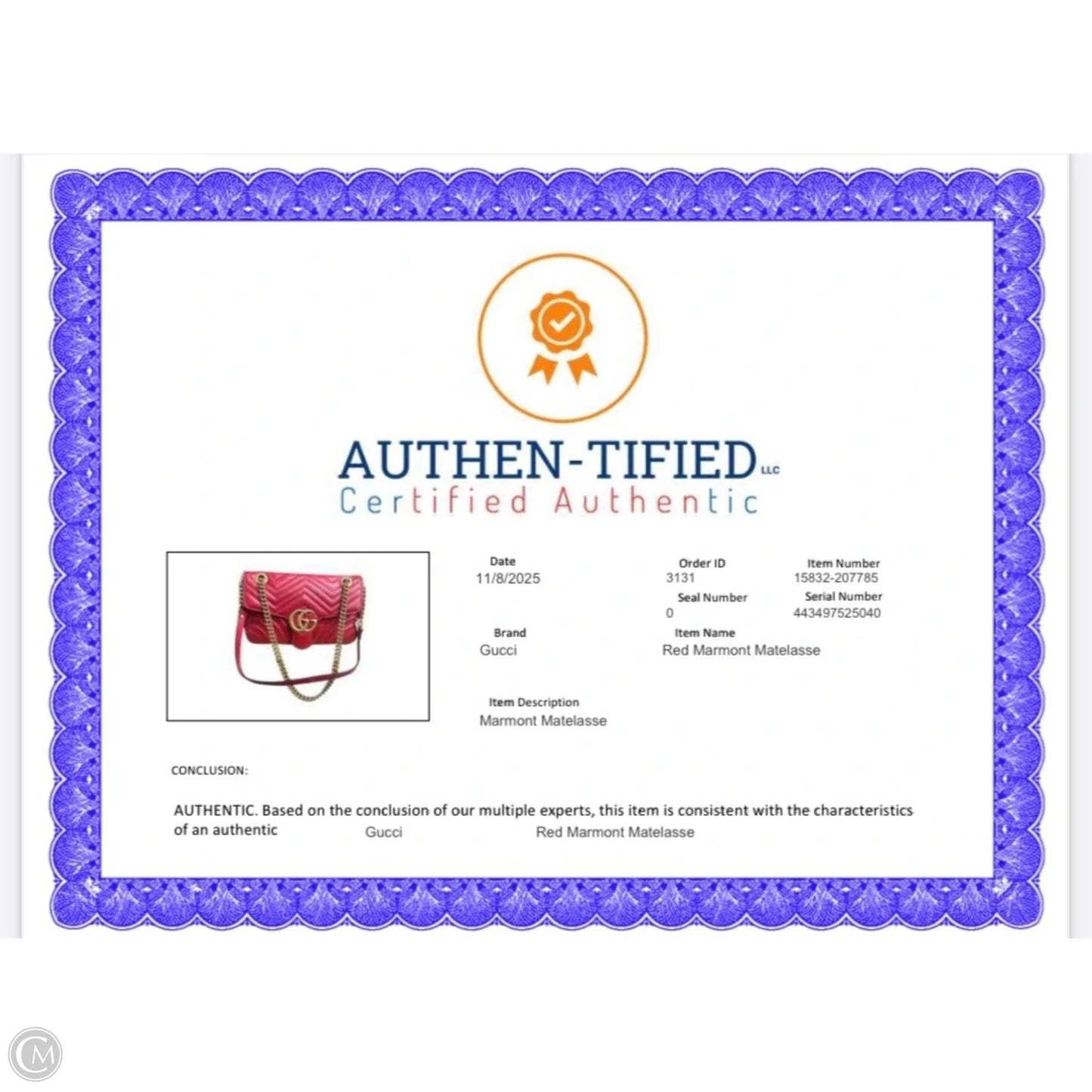 Handbag Luxury Designer By Gucci, Size: Medium