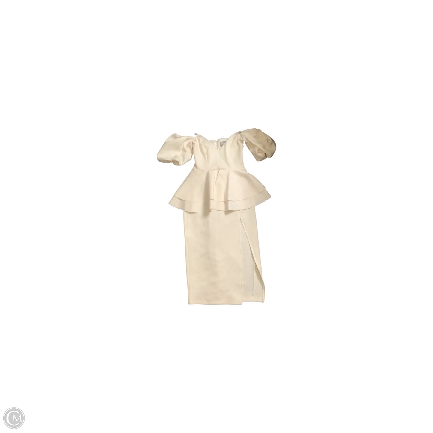 Dress Casual Midi By Asos In Cream, Size: 4