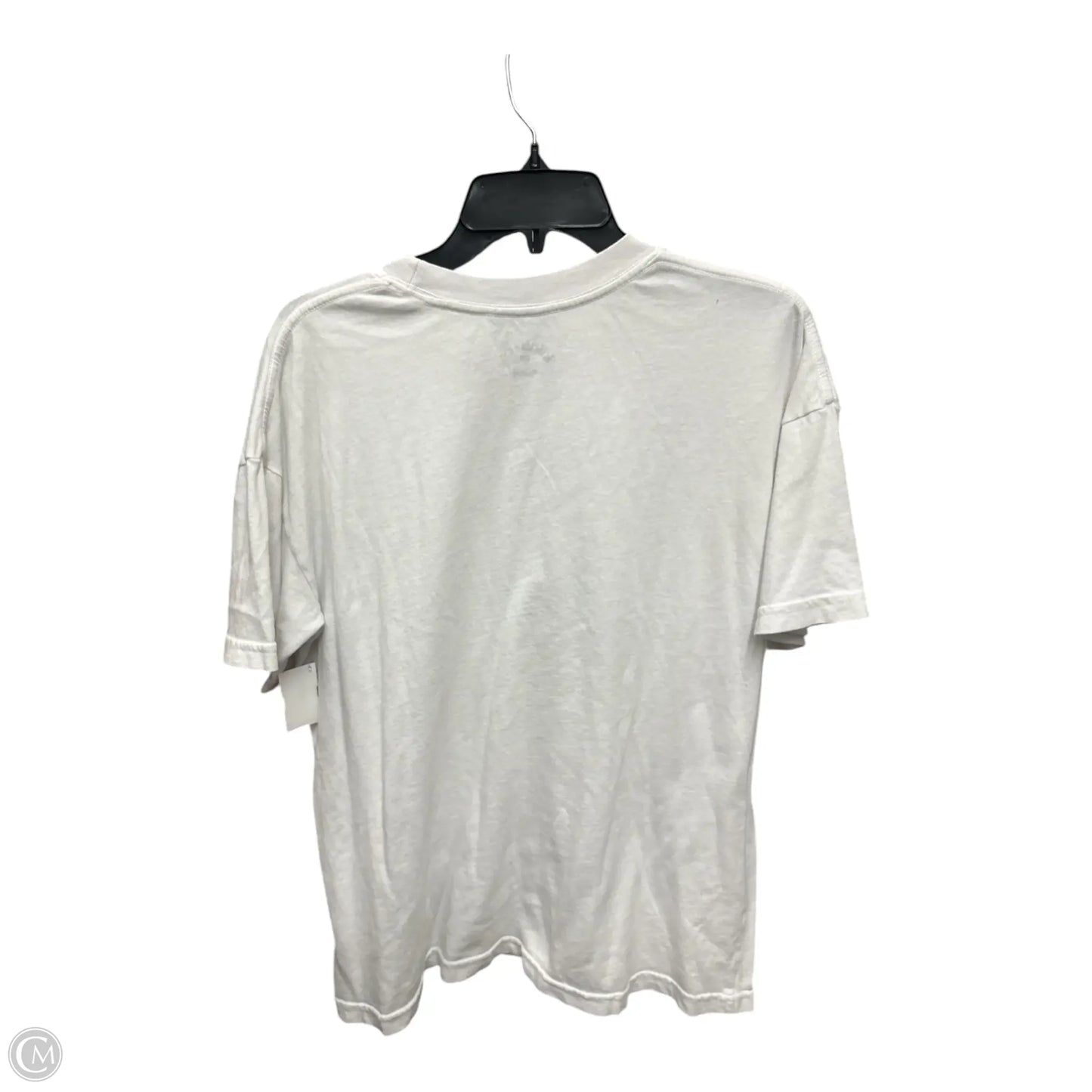 Top Short Sleeve Basic By Clothes Mentor In White, Size: M