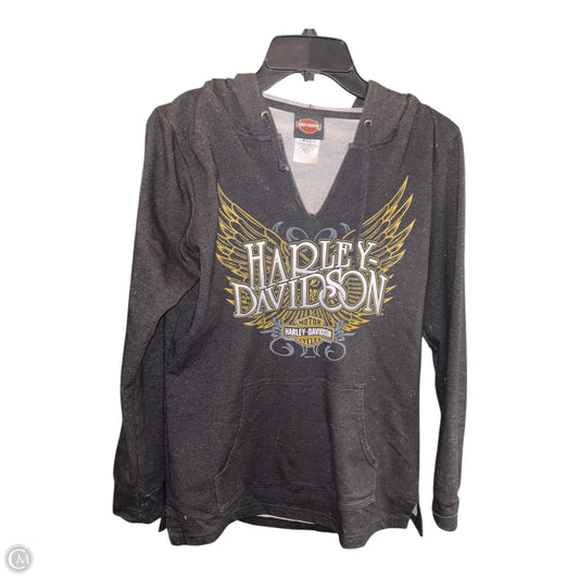 Top Long Sleeve By Harley Davidson In Black, Size: M