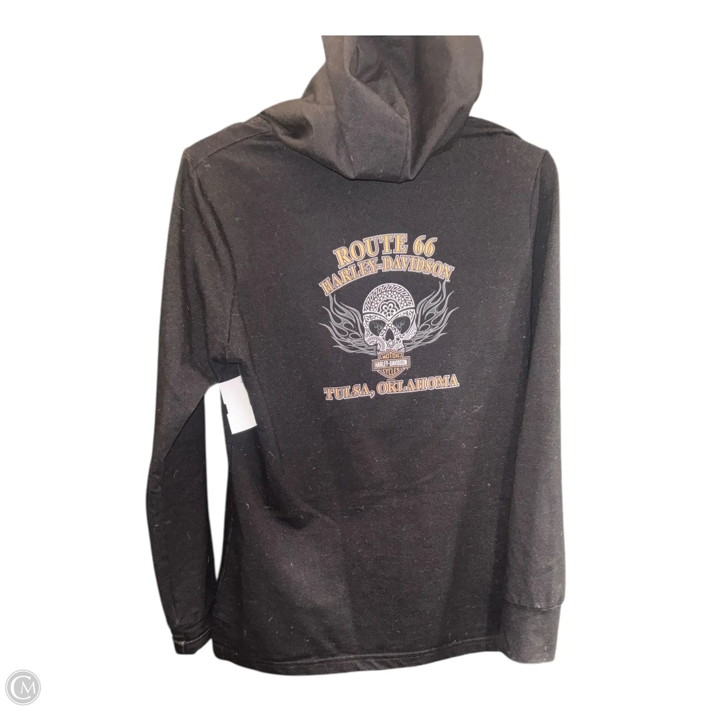 Top Long Sleeve By Harley Davidson In Black, Size: M