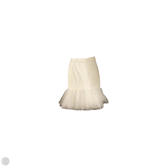 Skirt Maxi By Why Dress In Ivory, Size: Xl