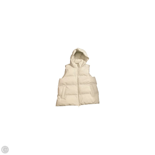 Vest Puffer & Quilted By Clothes Mentor In Ivory, Size: Xl