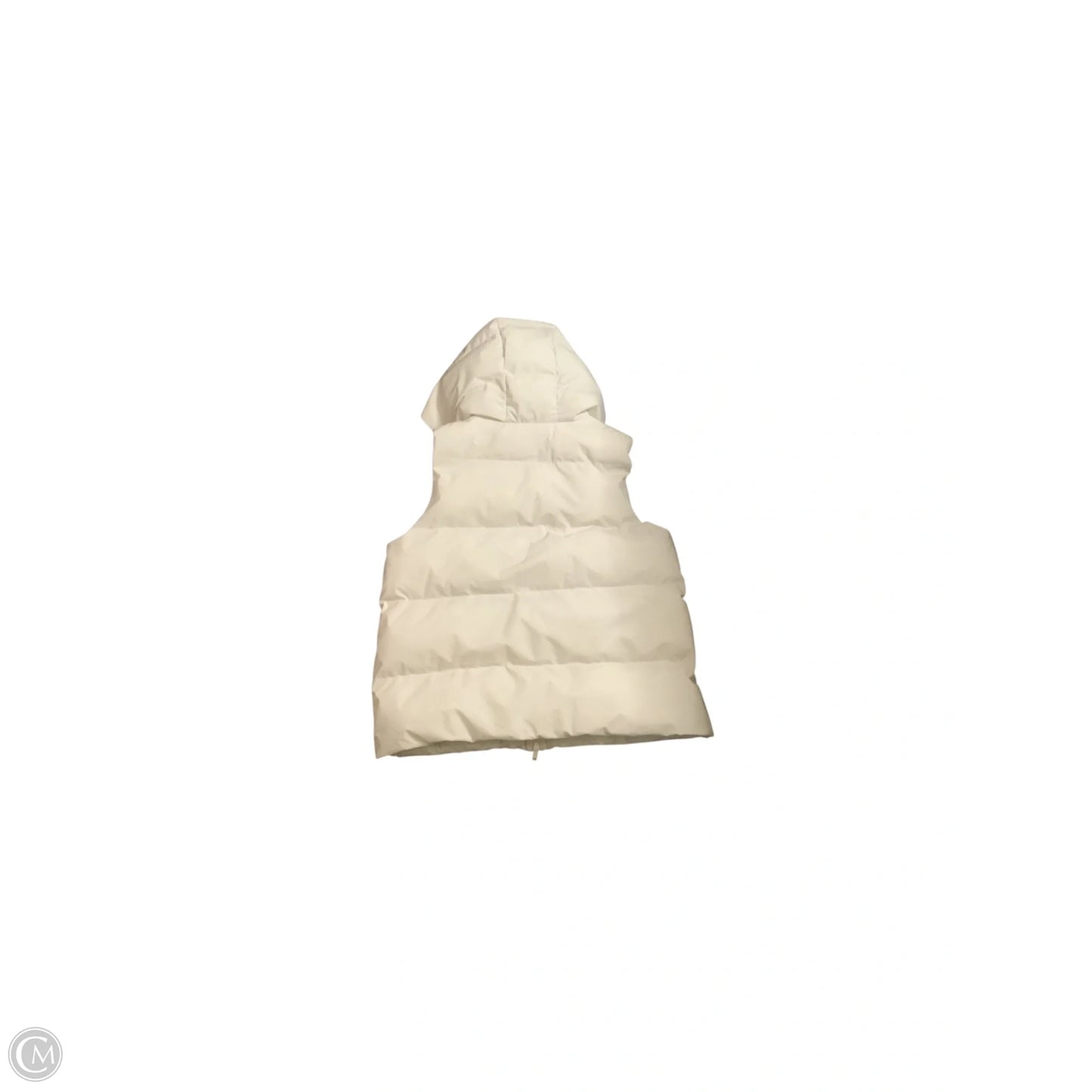 Vest Puffer & Quilted By Clothes Mentor In Ivory, Size: Xl