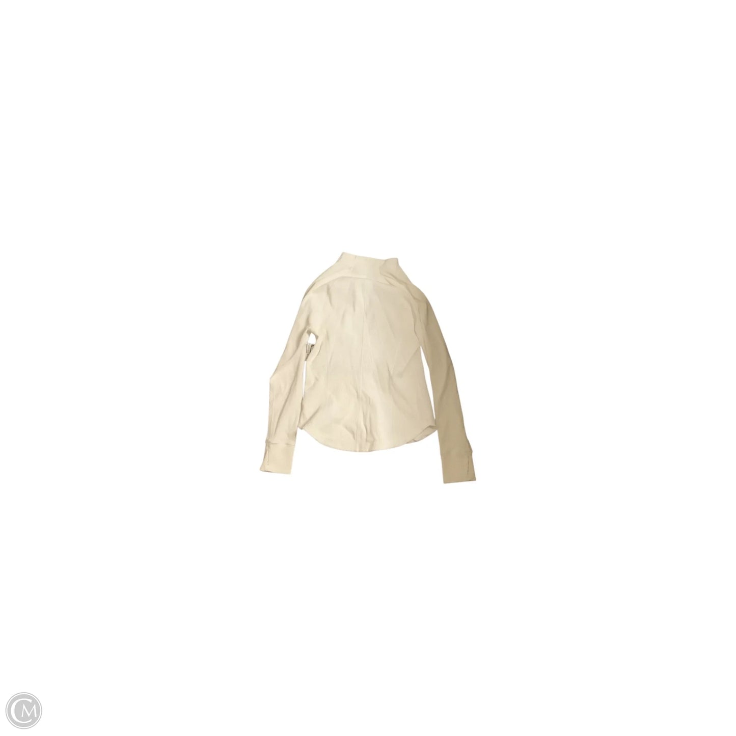 Athletic Jacket By Athleta In White, Size: L