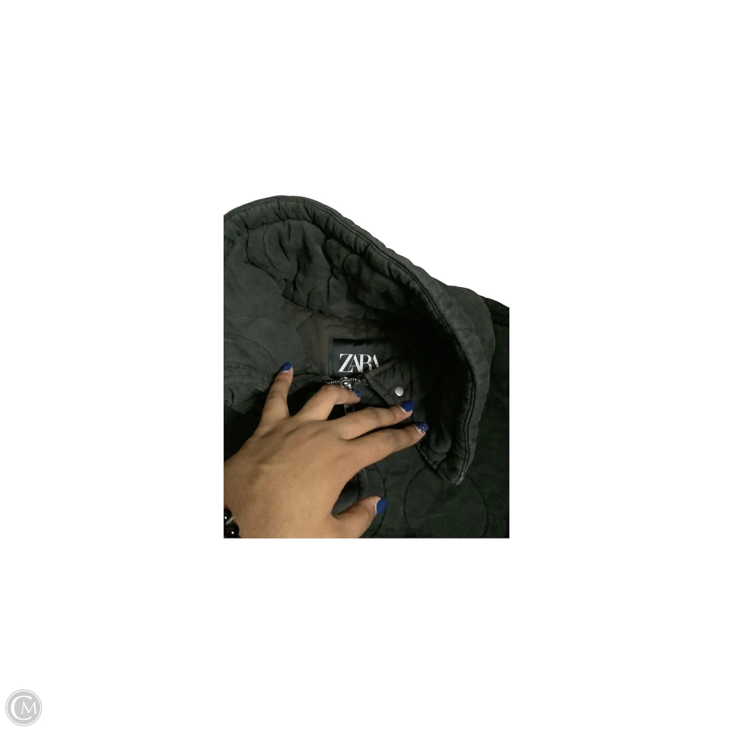 Coat Puffer & Quilted By Zara In Black, Size: L