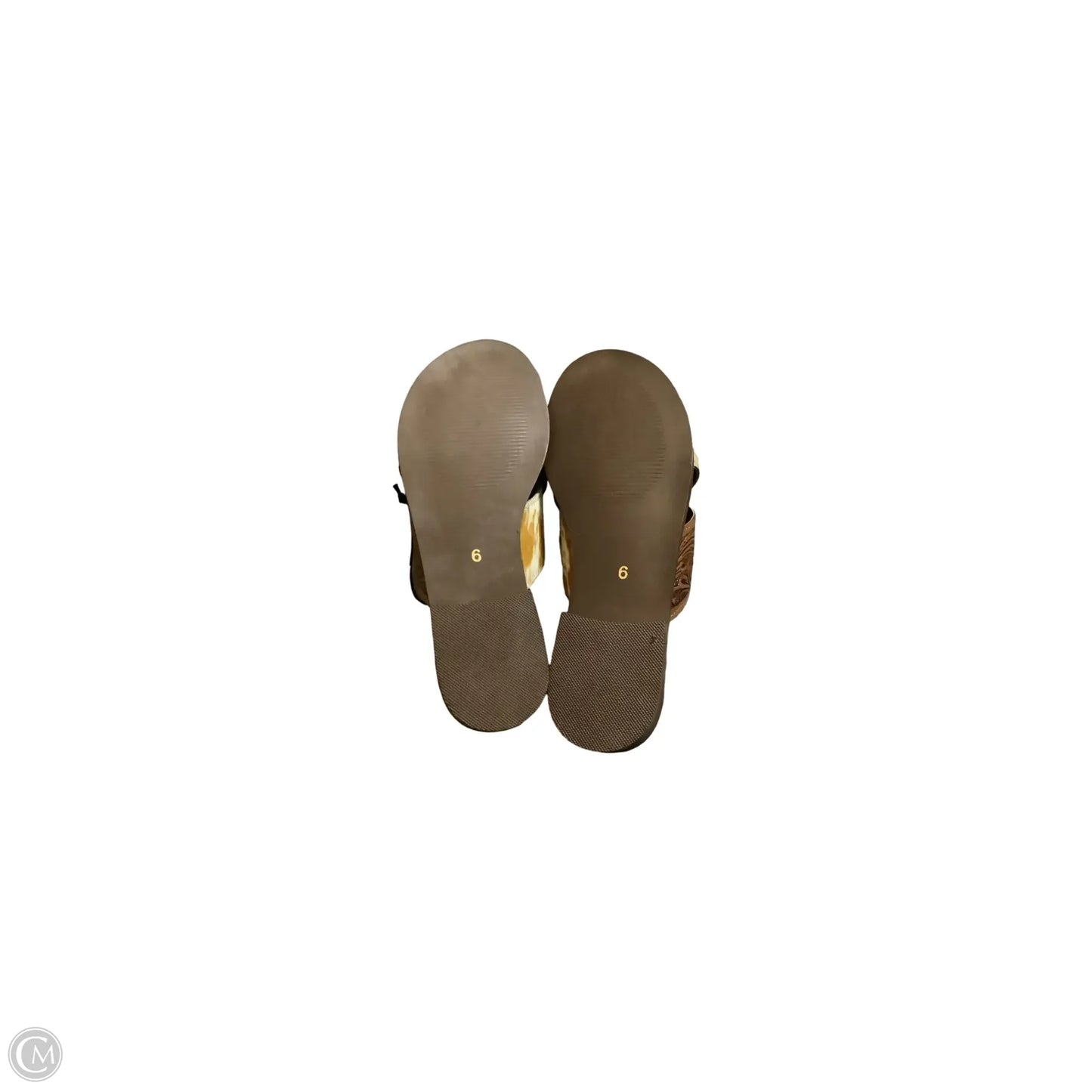 Sandals Flats By Myra In Animal Print, Size: 6