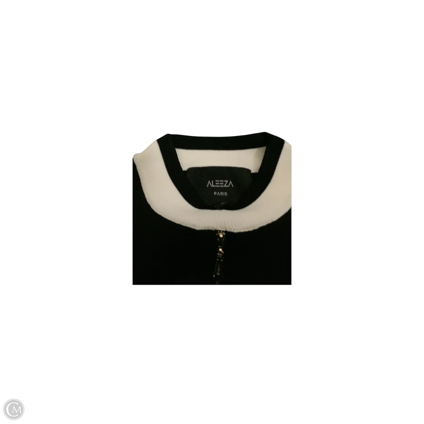 Sweater By Clothes Mentor In Black & White, Size: 2x