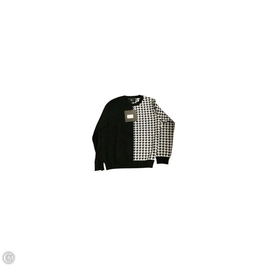Sweater By Clothes Mentor In Black & White, Size: 3x
