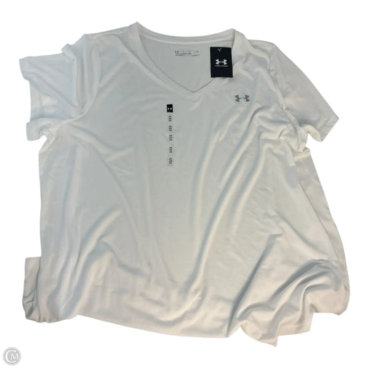 Top Short Sleeve Basic By Under Armour In White, Size: 3x