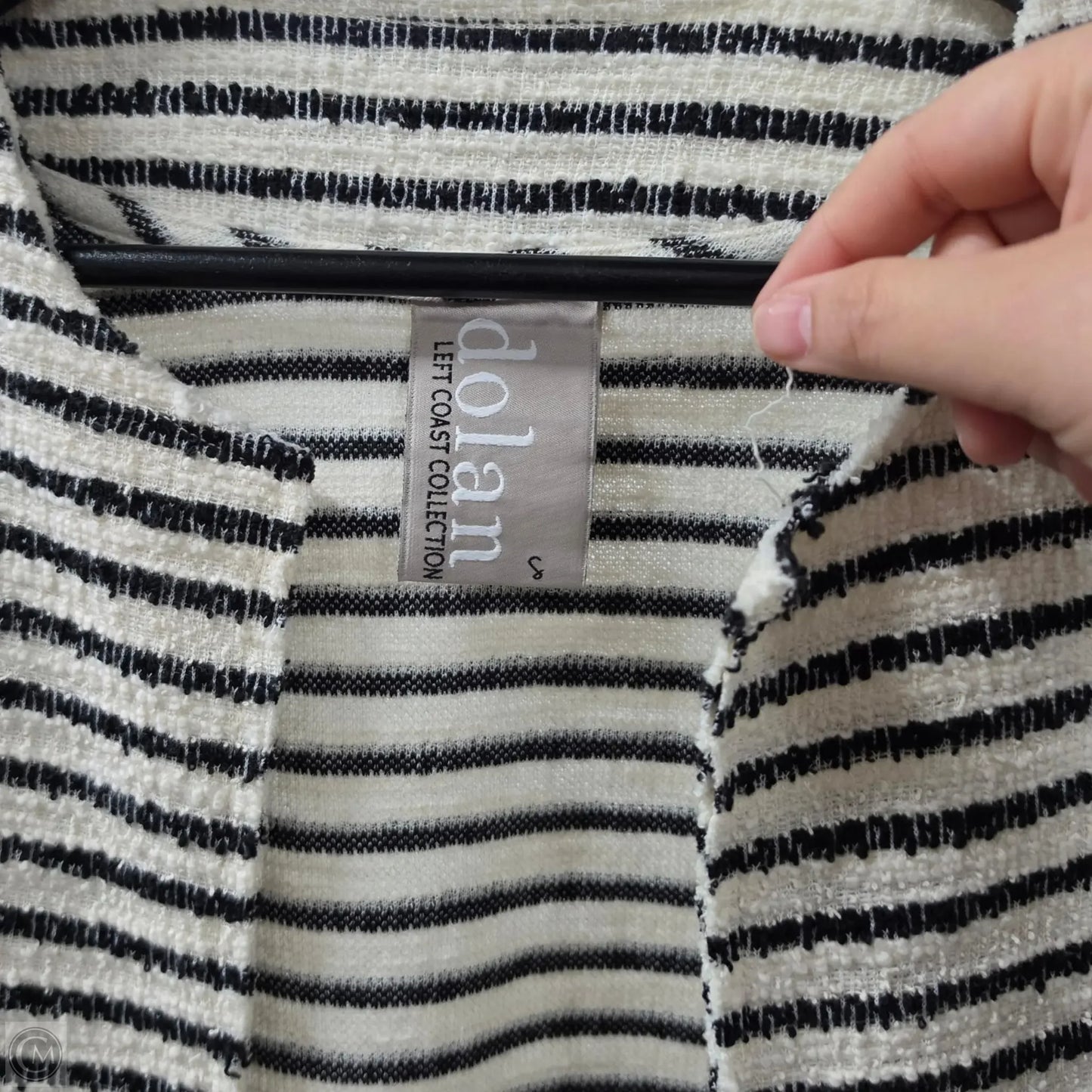 Blazer By Dolan Left Coast In Striped Pattern, Size: 8