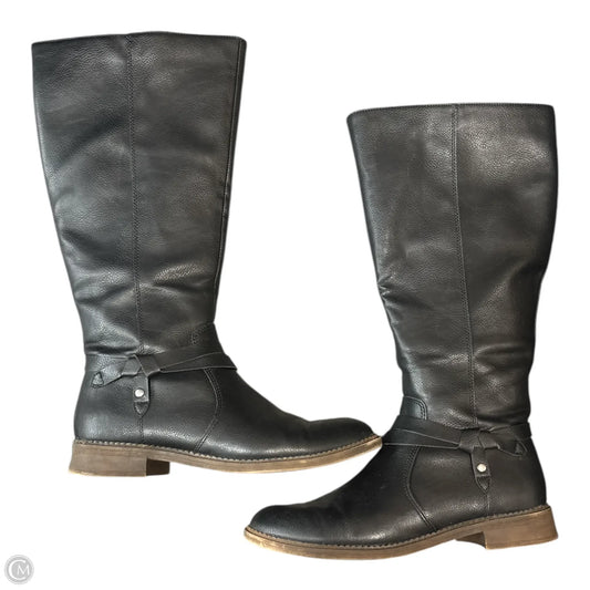 Boots Knee Flats By Frye And Co In Black, Size: 8.5