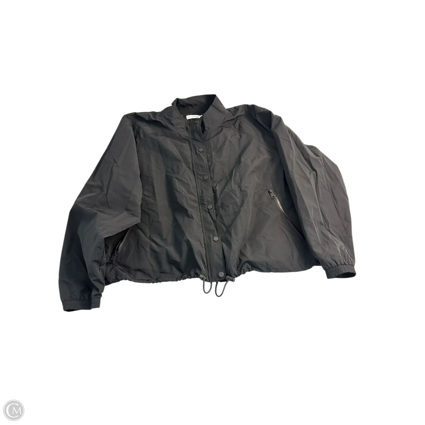 Jacket Windbreaker By Good American In Black, Size: 4x