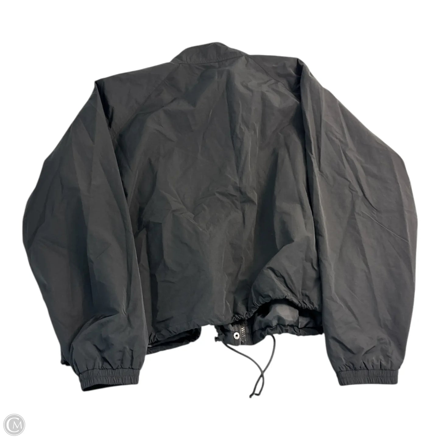 Jacket Windbreaker By Good American In Black, Size: 4x