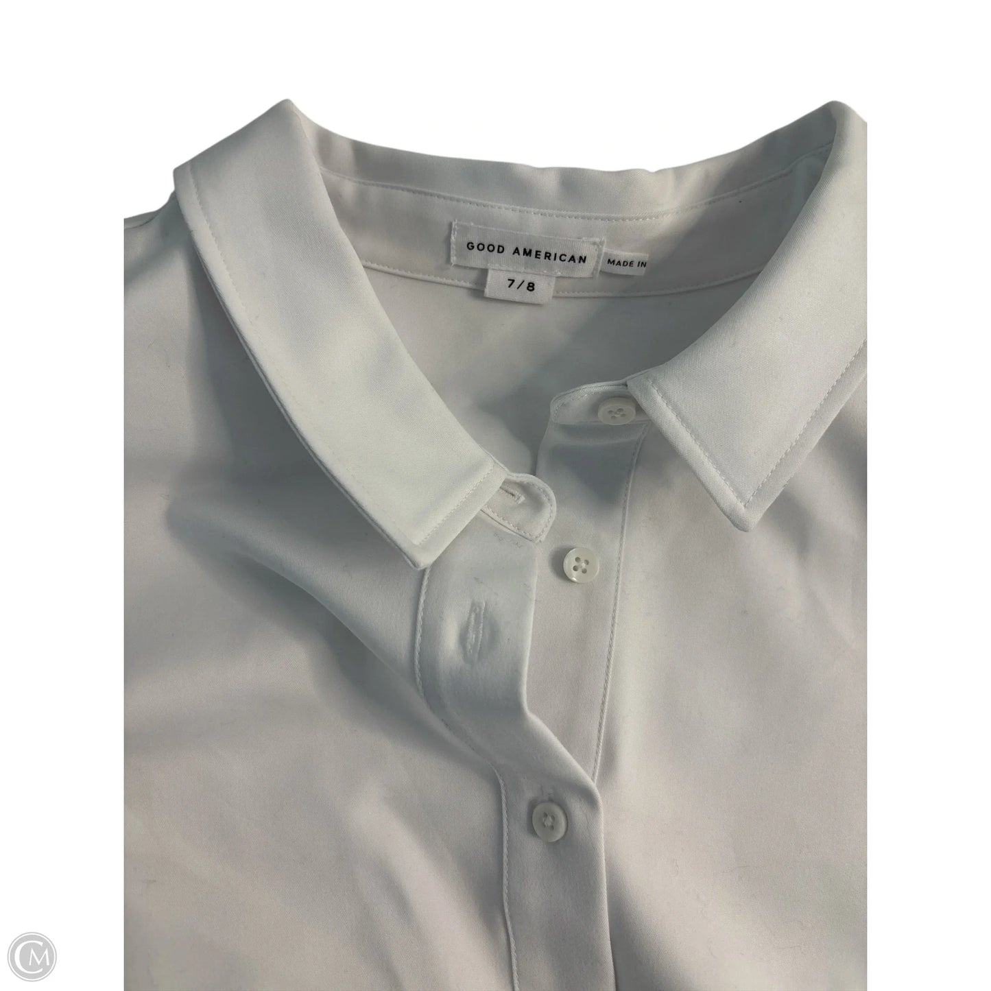 Jacket Shirt By Good American In White, Size: 4x